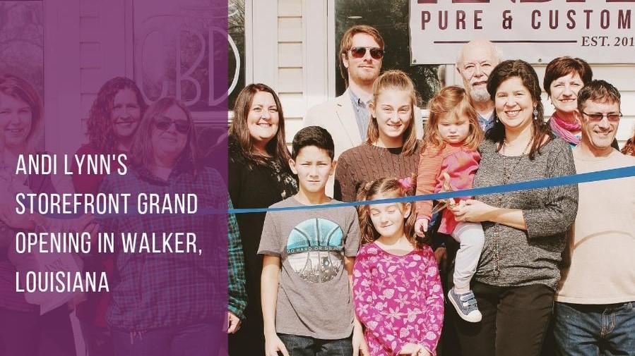 Andi Lynn's Storefront Grand Opening In Walker, Louisiana
