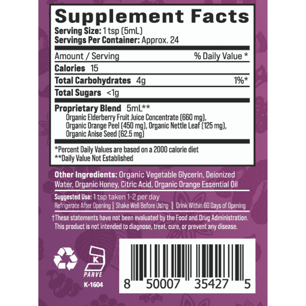 Andi Lynn's Organic Springberry Syrup 4oz