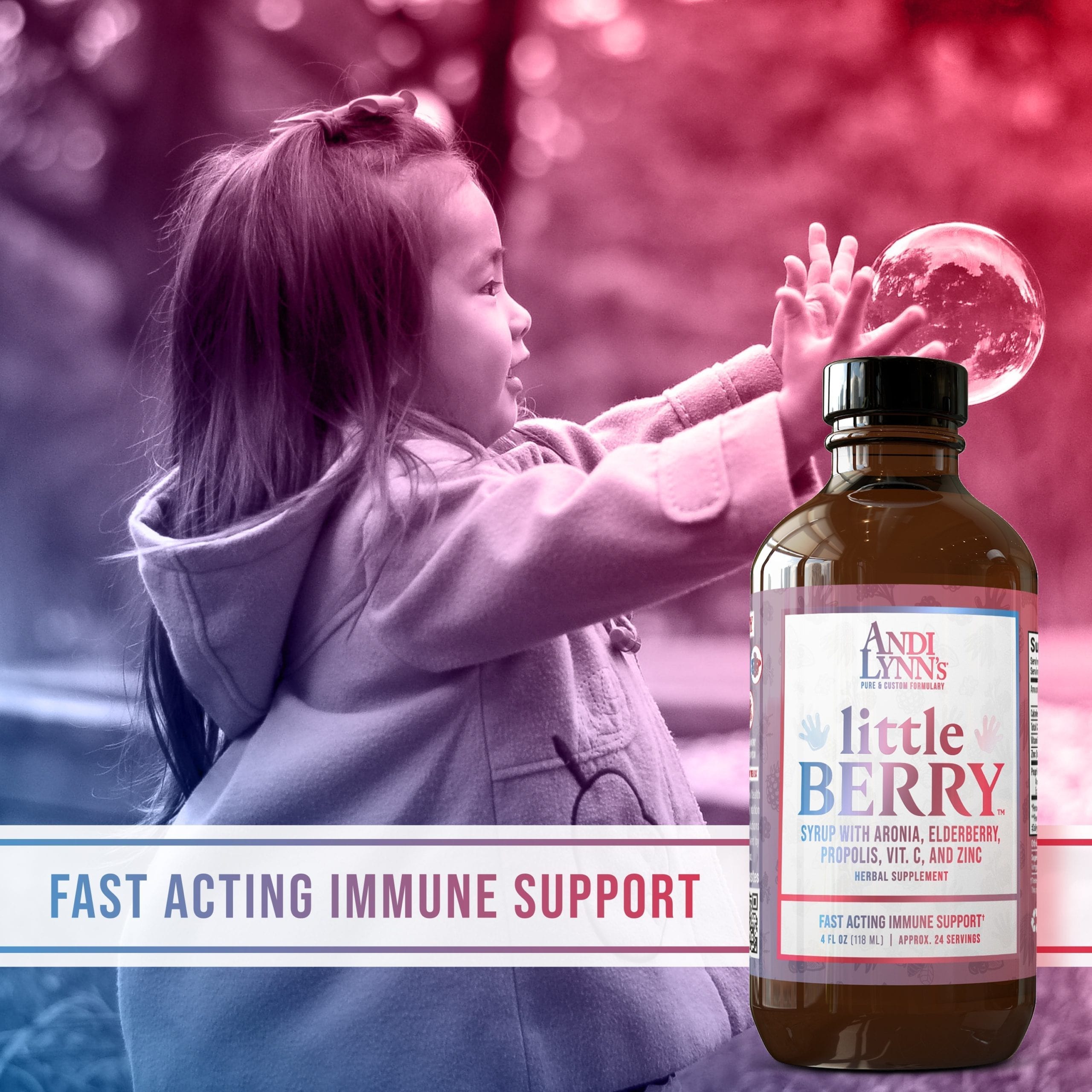 Andi Lynn's Littleberry Syrup Kid's Immune Formula