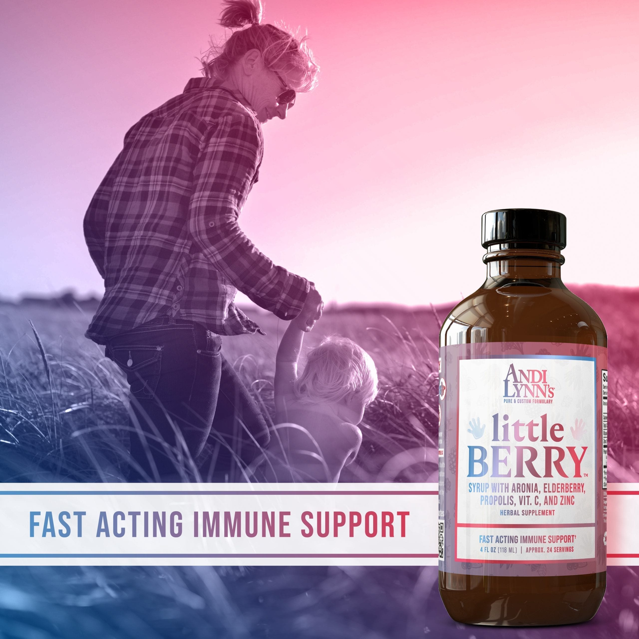 Andi Lynn's Littleberry Syrup Kid's Immune Formula