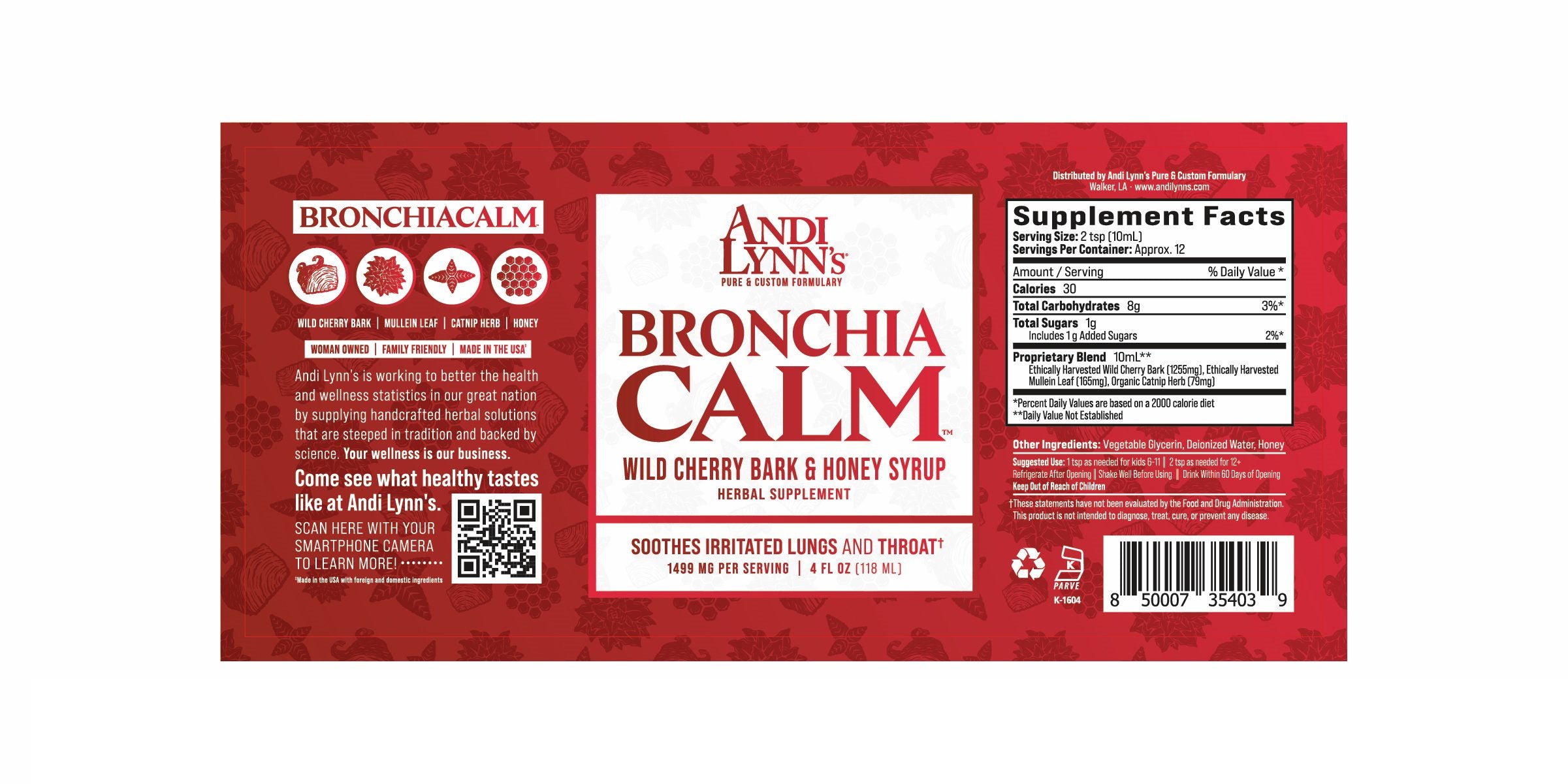 Andi Lynn's Bronchia Calm Wild Cherry Bark Syrup – Andi Lynn's