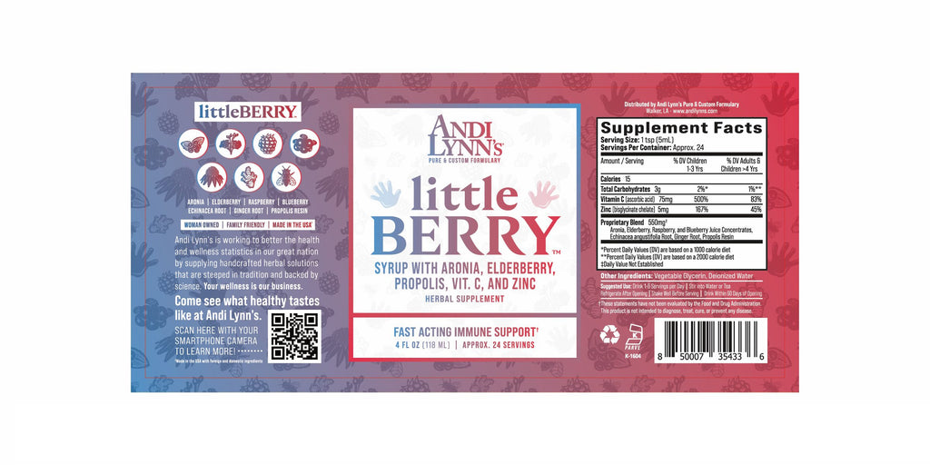 Andi Lynn's Littleberry Syrup Kid's Immune Formula