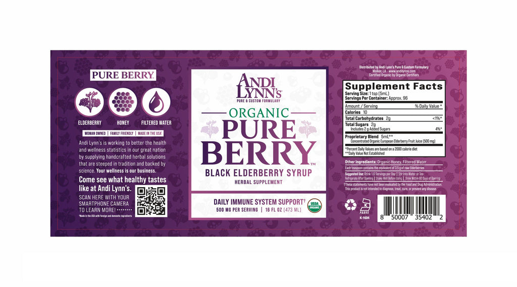 Andi Lynn's Pure Elderberry Syrup